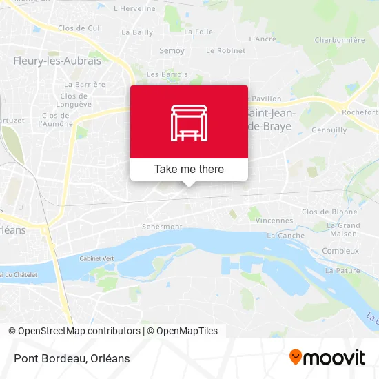Pont Bordeau map