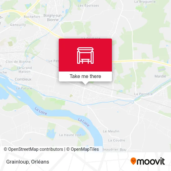 Grainloup map