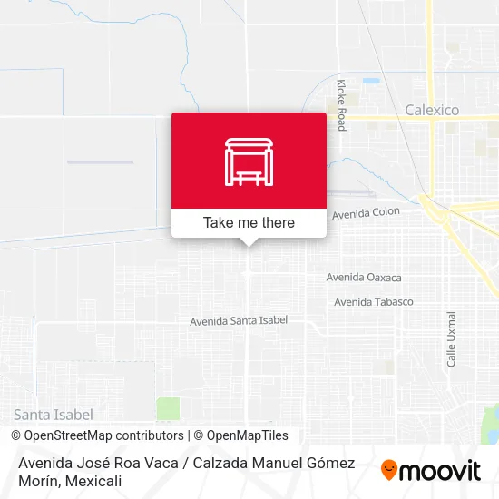 Mapa de Avenida José Roa Vaca / Calzada Manuel Gómez Morín