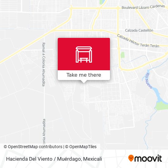 Mapa de Hacienda Del Viento / Muérdago