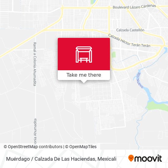 Muérdago / Calzada De Las Haciendas map