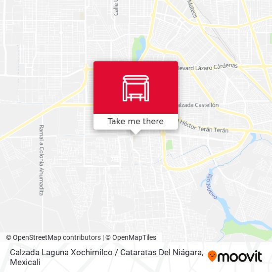Mapa de Calzada Laguna Xochimilco / Cataratas Del Niágara