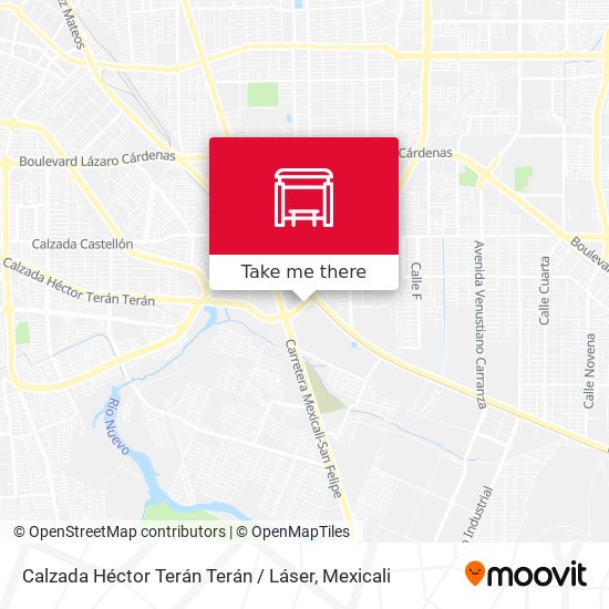 Calzada Héctor Terán Terán / Láser map