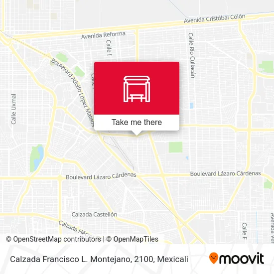 Mapa de Calzada Francisco L. Montejano, 2100