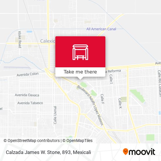 Calzada James W. Stone, 893 map