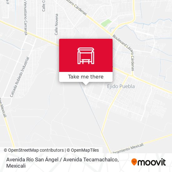 Avenida Río San Ángel / Avenida Tecamachalco map