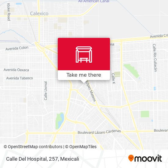Mapa de Calle Del Hospital, 257