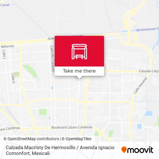 Calzada Macristy De Hermosillo / Avenida Ignacio Comonfort map