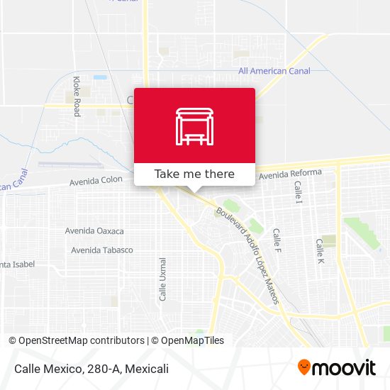 Calle Mexico, 280-A map