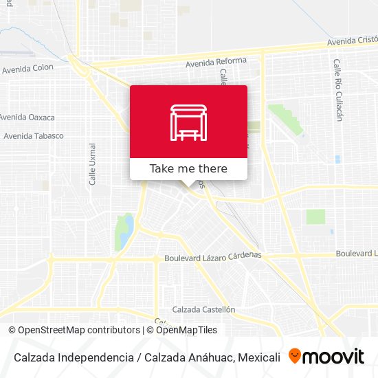 Calzada Independencia / Calzada Anáhuac map