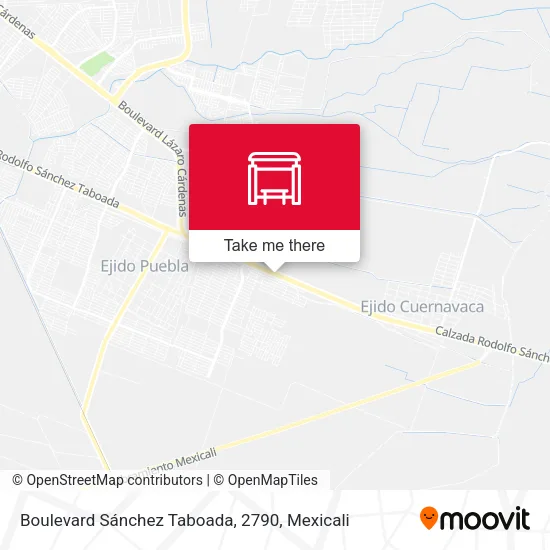 Mapa de Boulevard Sánchez Taboada, 2790