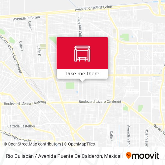 Mapa de Río Culiacán / Avenida Puente De Calderón