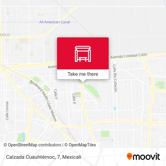 Mapa de Calzada Cuauhtémoc, 7