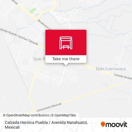 Calzada Heróica Puebla / Avenida Nanahuatzi map