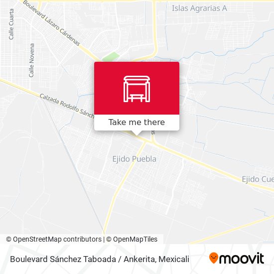 Mapa de Boulevard Sánchez Taboada / Ankerita