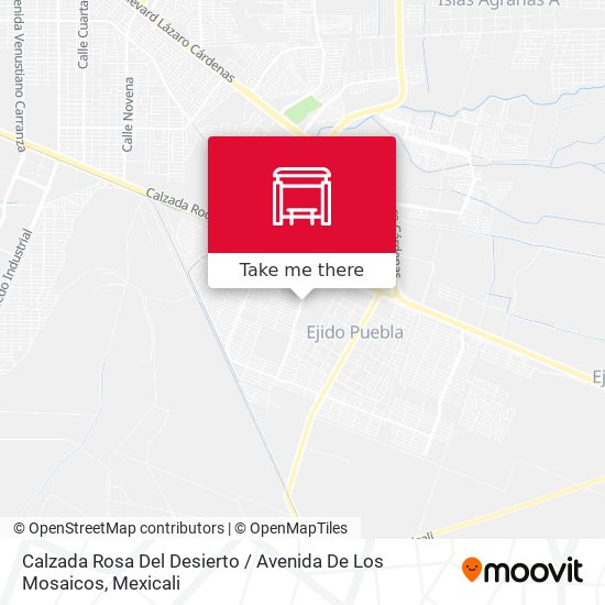 Calzada Rosa Del Desierto / Avenida De Los Mosaicos map