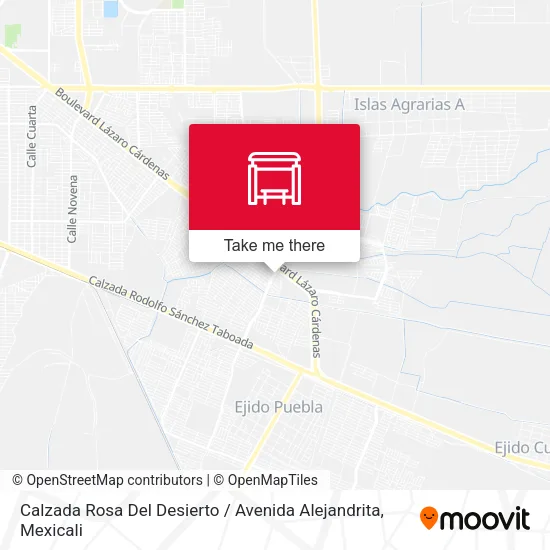 Mapa de Calzada Rosa Del Desierto / Avenida Alejandrita