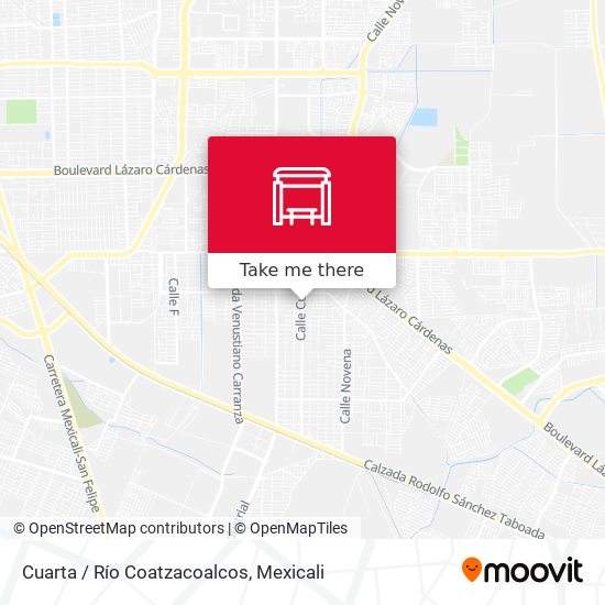 Cuarta / Río Coatzacoalcos map