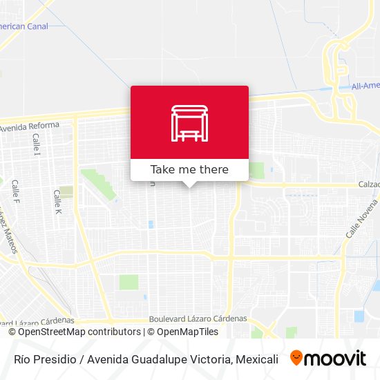 Mapa de Río Presidio / Avenida Guadalupe Victoria