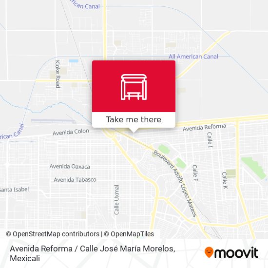 Avenida Reforma / Calle José María Morelos map