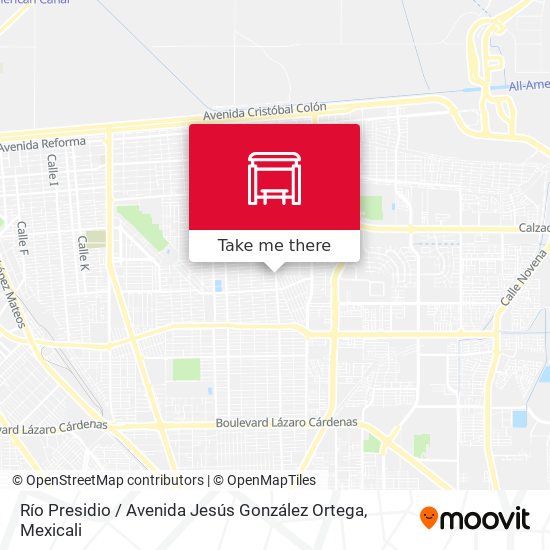 Río Presidio / Avenida Jesús González Ortega map
