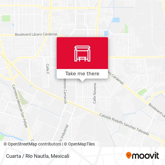 Mapa de Cuarta / Río Nautla
