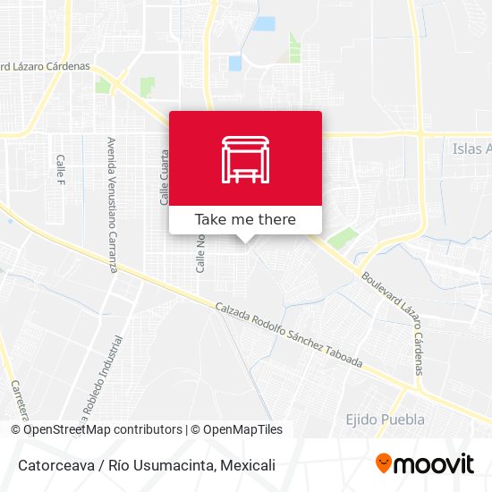 Catorceava / Río Usumacinta map