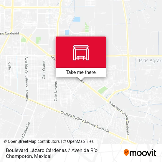 Mapa de Boulevard Lázaro Cárdenas / Avenida Río Champotón