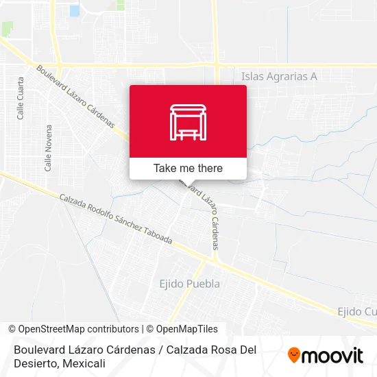 Mapa de Boulevard Lázaro Cárdenas / Calzada Rosa Del Desierto