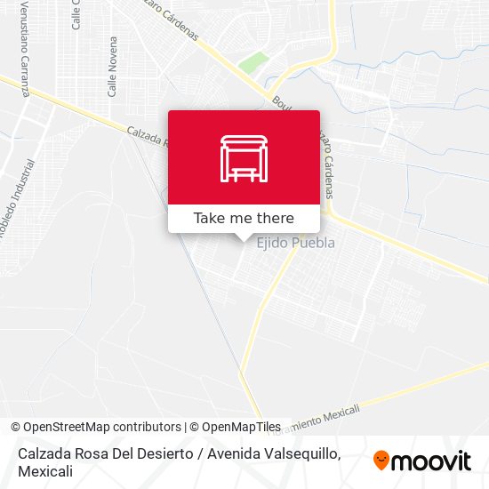 Mapa de Calzada Rosa Del Desierto / Avenida Valsequillo