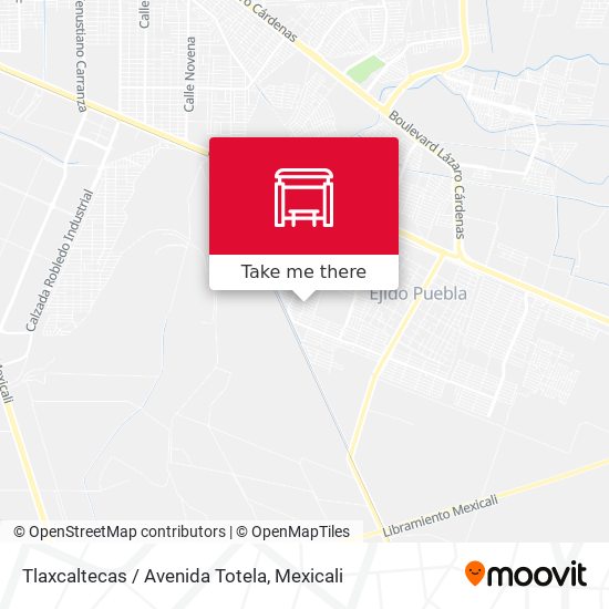 Tlaxcaltecas / Avenida Totela map