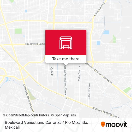 Mapa de Boulevard Venustiano Carranza / Río Mizantla