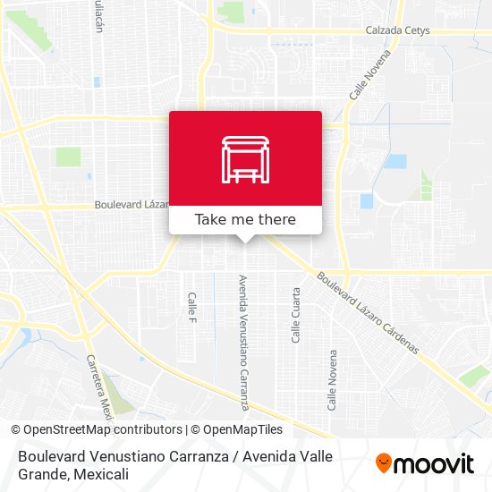 Boulevard Venustiano Carranza / Avenida Valle Grande map