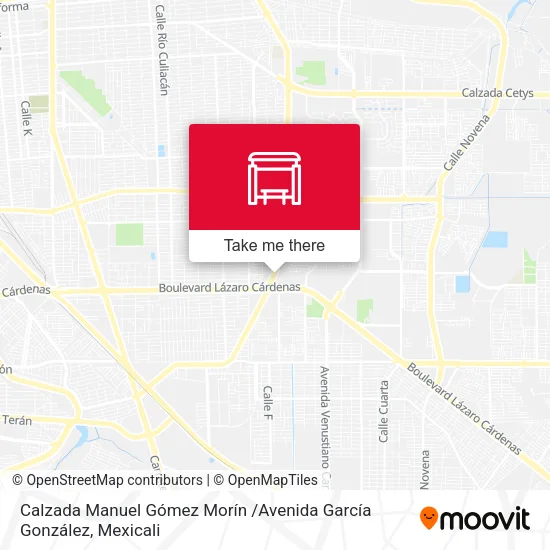 Mapa de Calzada Manuel Gómez Morín /Avenida García González