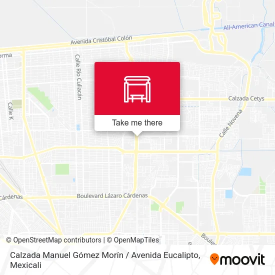 Mapa de Calzada Manuel Gómez Morín / Avenida Eucalipto