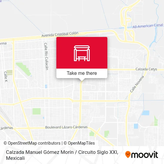 Mapa de Calzada Manuel Gómez Morín / Circuito Siglo XXI