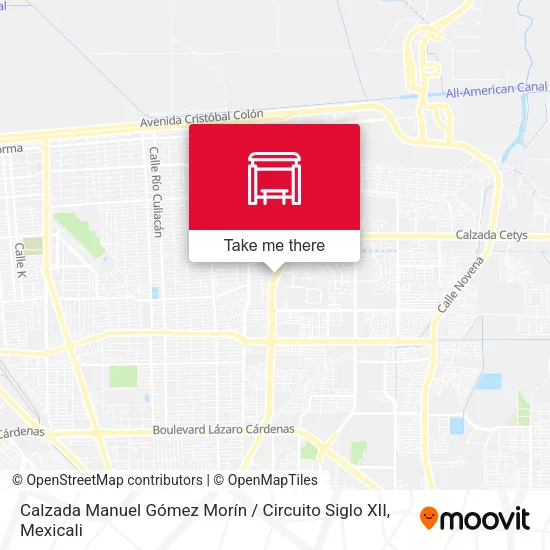 Mapa de Calzada Manuel Gómez Morín / Circuito Siglo XII