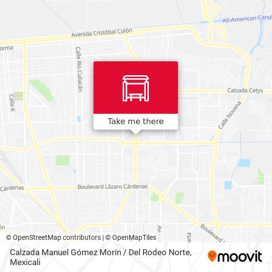 Calzada Manuel Gómez Morín / Del Rodeo Norte map