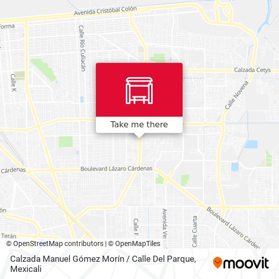Calzada Manuel Gómez Morín / Calle Del Parque map