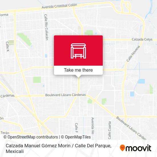 Mapa de Calzada Manuel Gómez Morín / Calle Del Parque