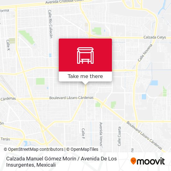 Mapa de Calzada Manuel Gómez Morín / Avenida De Los Insurgentes