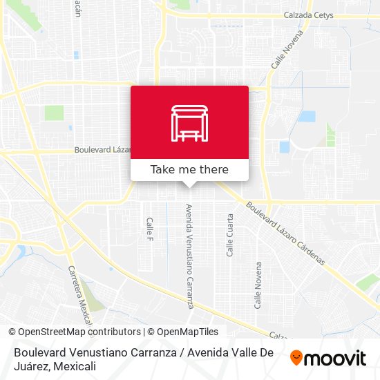 Mapa de Boulevard Venustiano Carranza / Avenida Valle De Juárez