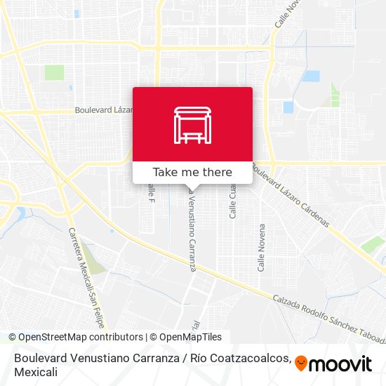 Boulevard Venustiano Carranza / Río Coatzacoalcos map
