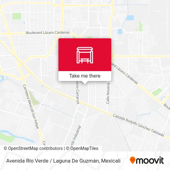 Mapa de Avenida Río Verde / Laguna De Guzmán