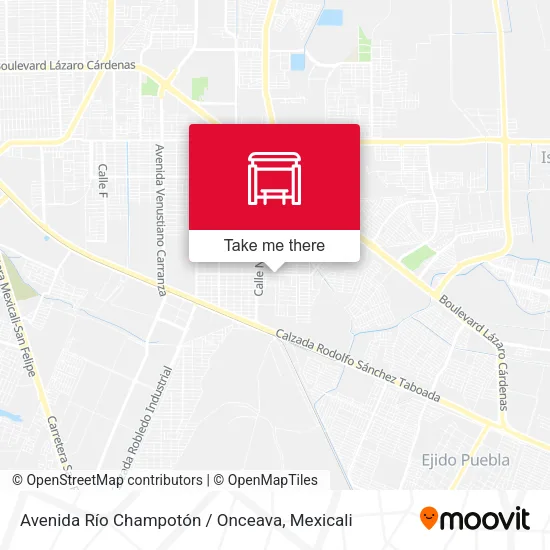 Mapa de Avenida Río Champotón / Onceava
