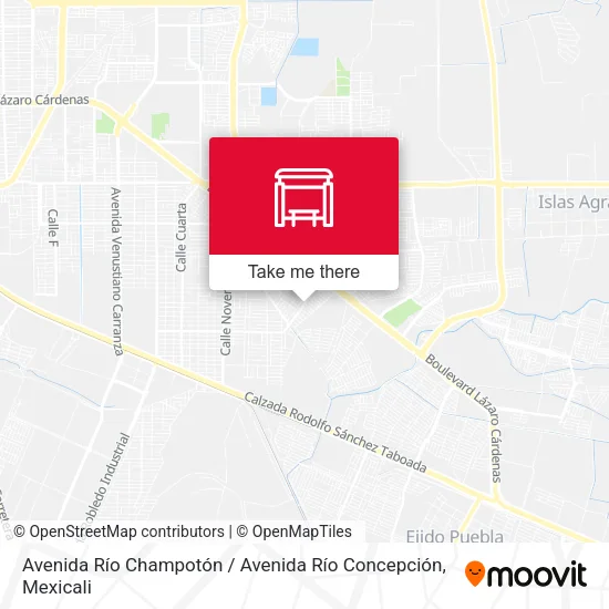 Mapa de Avenida Río Champotón / Avenida Río Concepción