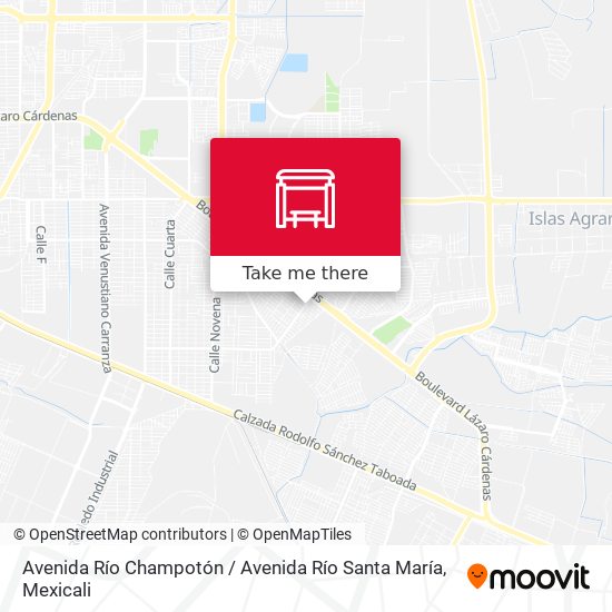 Avenida Río Champotón / Avenida Río Santa María map
