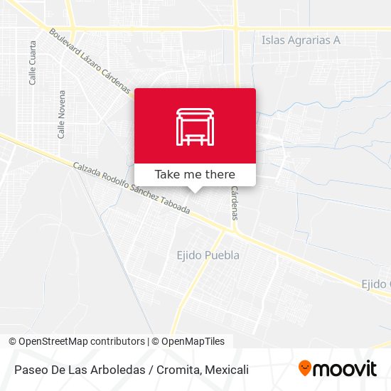 Paseo De Las Arboledas / Cromita map