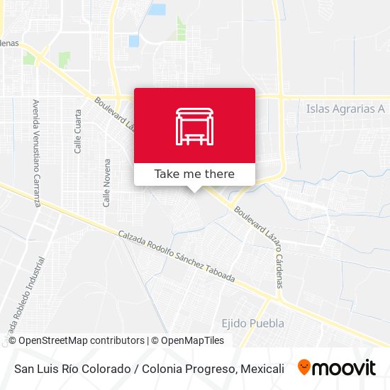 San Luis Río Colorado / Colonia Progreso map