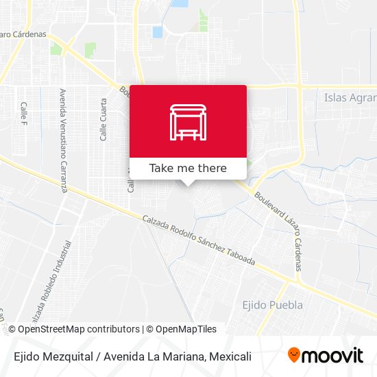 Ejido Mezquital / Avenida La Mariana map